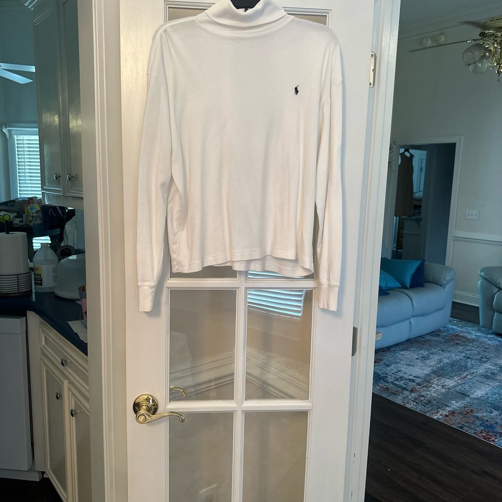 Polo by Ralph Lauren Women's White Turtleneck Top